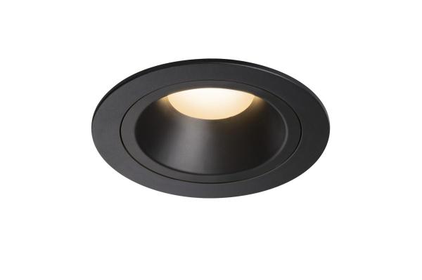 NUMINOS® DL M, Indoor LED Deckeneinbauleuchte schwarz/schwarz 3000 K 55°