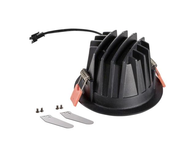 NUMINOS® DL M, Indoor LED Deckeneinbauleuchte schwarz/schwarz 3000 K 55°