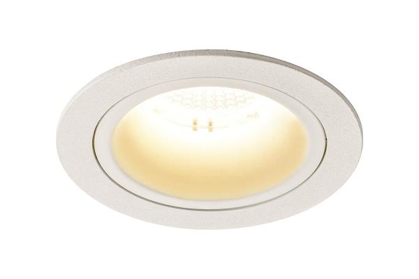 NUMINOS® DL M, Indoor LED Deckeneinbauleuchte weiß/weiß 3000 K 55°