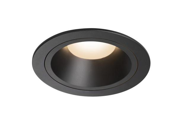 NUMINOS® DL L, Indoor LED Deckeneinbauleuchte schwarz/schwarz 3000 K 40°