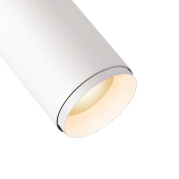 NUMINOS® S 3Ph., PHASE, 3~ Spot, zylindrisch, 3000 K, 8 Watt, Phasenabschnitt, 36°, matt weiß / matt schwarz