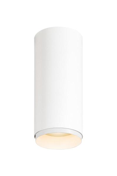 NUMINOS® S CL, PHASE, Deckenaufbauleuchte, 3000 K, 8 Watt, Phasenabschnitt, 36°, matt weiß / matt schwarz