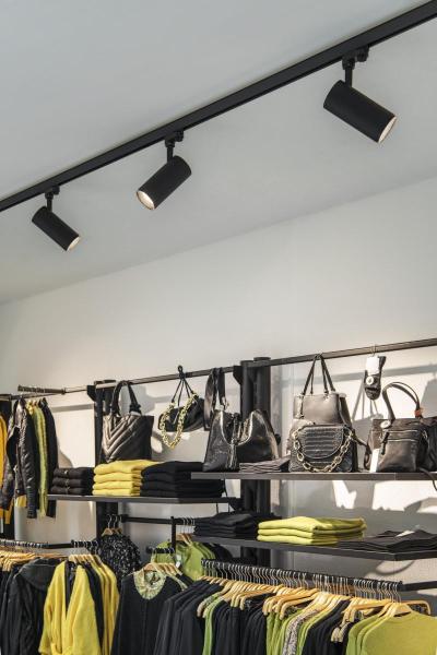 NUMINOS® M 3Ph., PHASE, 3~ Spot, zylindrisch, 3000 K, 14 Watt, Phasenabschnitt, 60°, matt schwarz