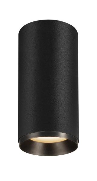 NUMINOS® L CL, PHASE, Deckenaufbauleuchte, 3000 K, 20 Watt, Phasenabschnitt, 36°, matt schwarz