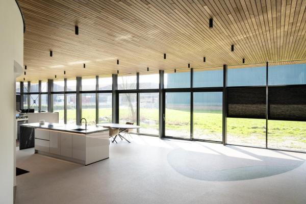 NUMINOS® L CL, PHASE, Deckenaufbauleuchte, 3000 K, 20 Watt, Phasenabschnitt, 36°, matt schwarz