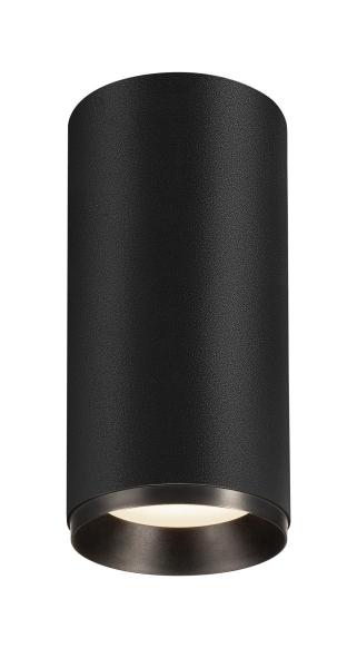 NUMINOS® L CL, PHASE, Deckenaufbauleuchte, 4000 K, 20 Watt, Phasenabschnitt, 24°, matt schwarz