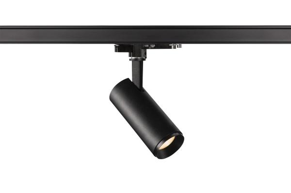 NUMINOS® S 3Ph., DALI, 3~ Spot, zylindrisch, 2700 K, 7,8 Watt, DALI, 36°, matt schwarz
