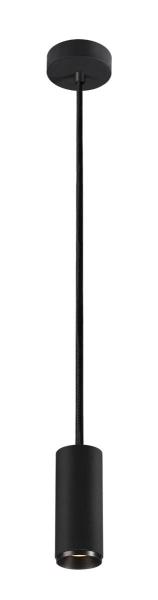 NUMINOS® S PD, DALI, Pendelleuchte, Pendellänge 250 cm, 4000 K, 7,8 Watt, 36°, DALI, matt schwarz