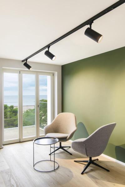 NUMINOS® L 3Ph., DALI, 3~ Spot, zylindrisch, 3000 K, 19 Watt, DALI, 36°, matt schwarz