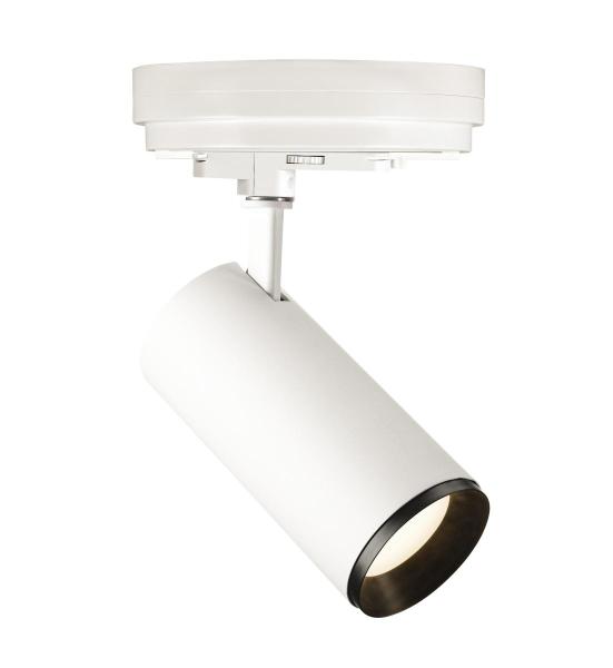 NUMINOS® L 3Ph., DALI, 3~ Spot, zylindrisch, 4000 K, 19 Watt, DALI, 24°, matt weiß / matt schwarz