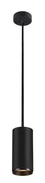 NUMINOS® L PD, DALI, Pendelleuchte, Pendellänge 250 cm, 2700 K, 19 Watt, 60°, DALI, matt schwarz