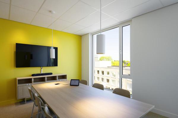 NUMINOS® L PD, DALI, Pendelleuchte, Pendellänge 250 cm, 3000 K, 19 Watt, 36°, DALI, matt weiß / matt schwarz