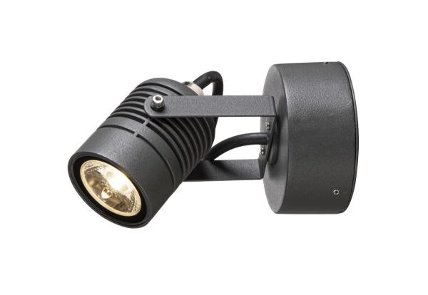 LED SPOT, Outdoor LED Wandaufbauleuchte anthrazit 3000 K