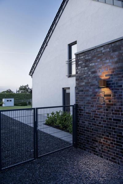 RUSTY© UP/DOWN, Outdoor LED Wandaufbauleuchte eckig rost CCT switch 3000/4000 K