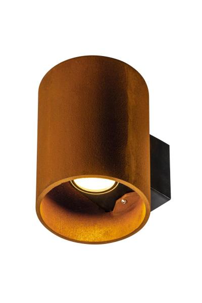 RUSTY© UP/DOWN, Outdoor LED Wandaufbauleuchte rund rost CCT switch 3000/4000 K