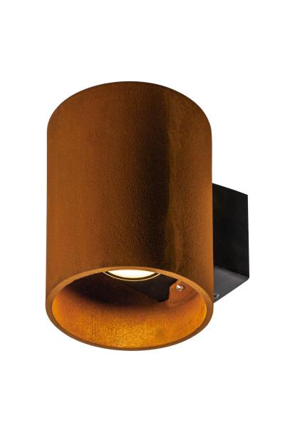 RUSTY© UP/DOWN, Outdoor LED Wandaufbauleuchte rund rost CCT switch 3000/4000 K
