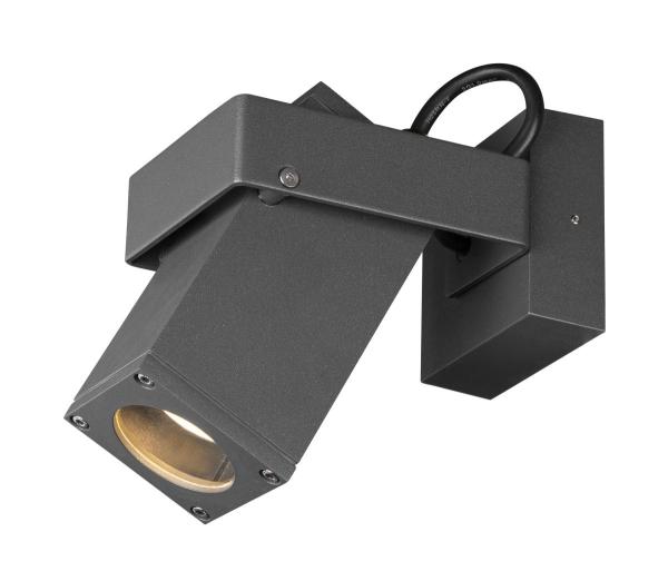 THEO BRACKET, Outdoor Wand- und Deckenaufbauleuchte QPAR51 anthrazit