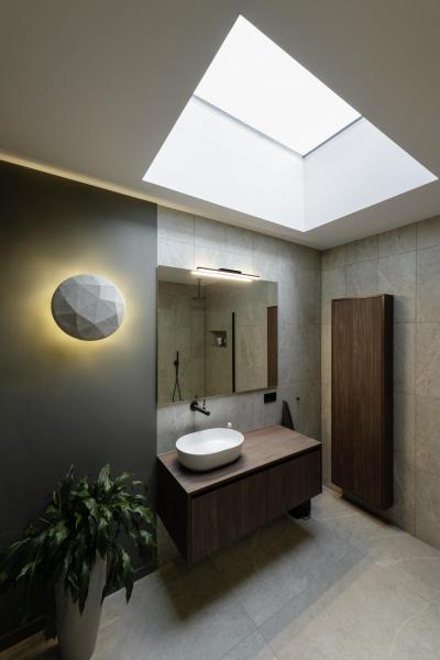 MANA SHADE ROUND, Schirm rund 40 grau