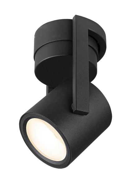 OCULUS, Indoor LED Wand- und Deckenaufbauleuchte schwarz DIM-TO-WARM 2000-3000 K