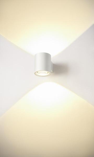 OCULUS UP/DOWN, Indoor LED Wandaufbauleuchte weiß 2000-3000 K