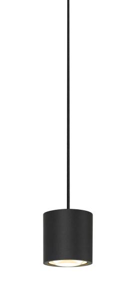 OCULUS, Indoor LED Pendelleuchte single schwarz DIM-TO-WARM 2000-3000 K