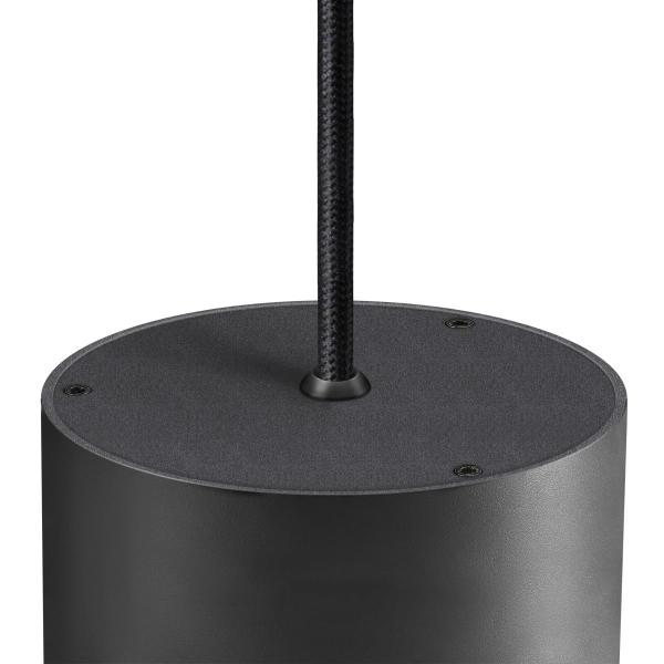 OCULUS, Indoor LED Pendelleuchte single schwarz DIM-TO-WARM 2000-3000 K