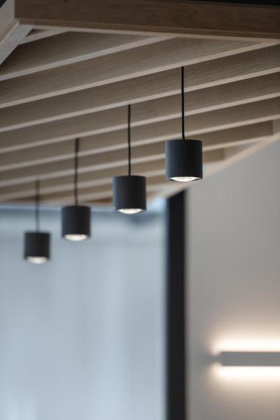 OCULUS, Indoor LED Pendelleuchte single schwarz DIM-TO-WARM 2000-3000 K