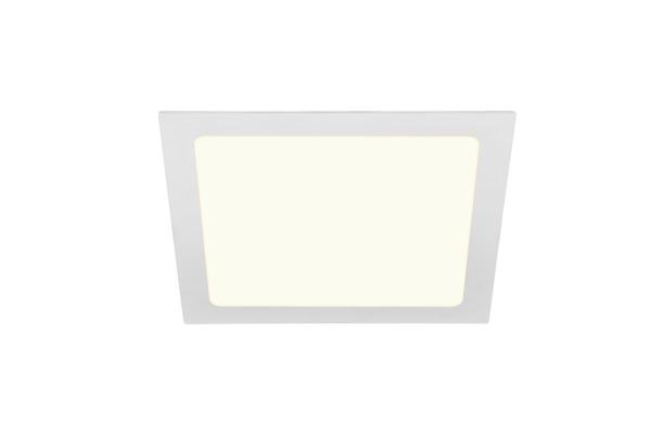 SENSER 24, Indoor LED Deckeneinbauleuchte eckig weiß 4000 K