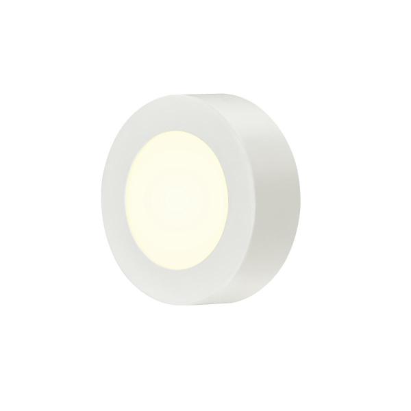 SENSER 12, Indoor LED Wand- und Deckenaufbauleuchte rund weiß 4000 K