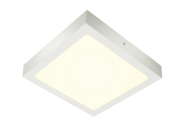 SENSER 24, Indoor LED Wand- und Deckenaufbauleuchte eckig weiß 4000 K
