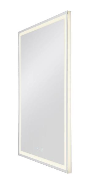 TRUKKO, Indoor LED Wandaufbauleuchte eckig defog alu