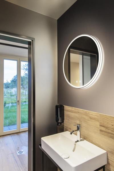 TRUKKO, Indoor LED Wandaufbauleuchte rund alu