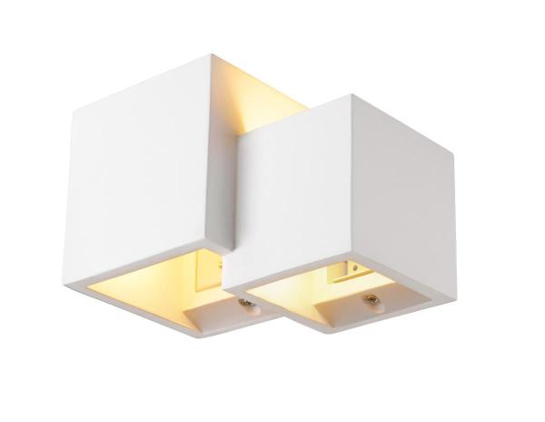 PLASTRA, Indoor Wandaufbauleuchte QT14 weiß