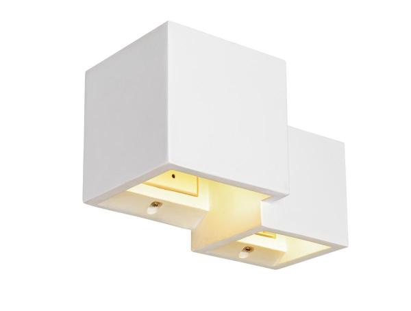 PLASTRA, Indoor Wandaufbauleuchte QT14 weiß