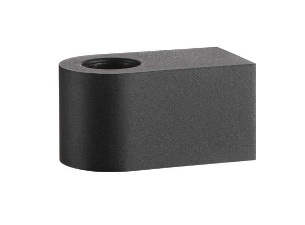 FITU CUBE, Indoor Wandaufbauleuchte E27 schwarz