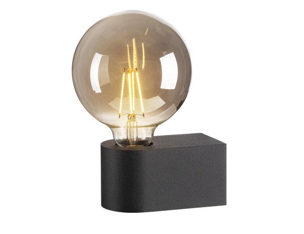 FITU CUBE, Indoor Wandaufbauleuchte E27 schwarz