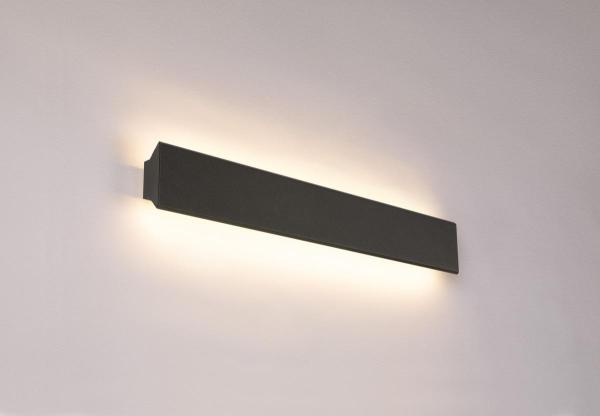 DIRETO 60, Indoor LED Wandaufbauleuchte schwarz CCT switch 2700/3000 K