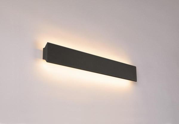 DIRETO 60, Indoor LED Wandaufbauleuchte schwarz CCT switch 2700/3000 K