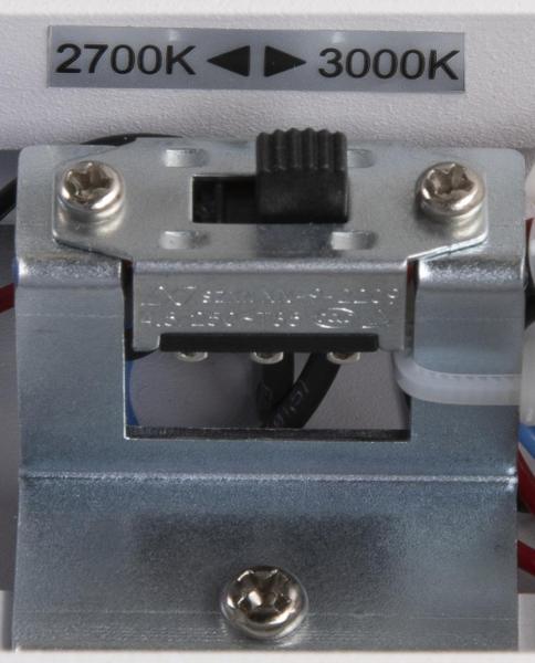 DIRETO 60, Indoor LED Wandaufbauleuchte weiß CCT switch 2700/3000 K