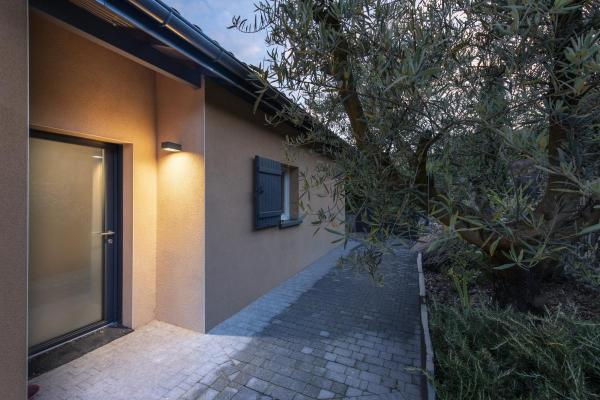 ESKINA FRAME, Outdoor LED Wandaufbauleuchte anthrazit CCT switch 3000/4000 K