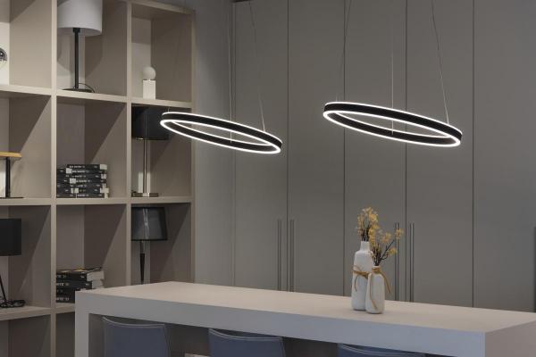 ONE 60 PD DALI UP/DOWN, Indoor LED Pendelleuchte schwarz CCT switch 3000/4000 K