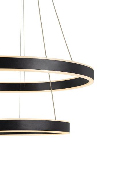 ONE DOUBLE, Indoor LED Pendelleuchte schwarz CCT switch 2700/3000 K