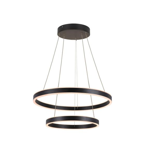 ONE DOUBLE, Indoor LED Pendelleuchte schwarz CCT switch 2700/3000 K