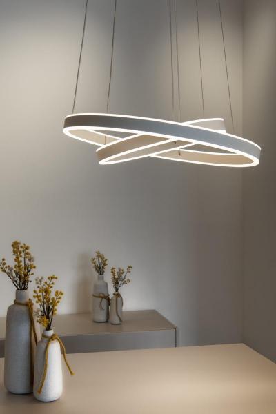 ONE DOUBLE, Indoor LED Pendelleuchte weiß CCT switch 2700/3000 K