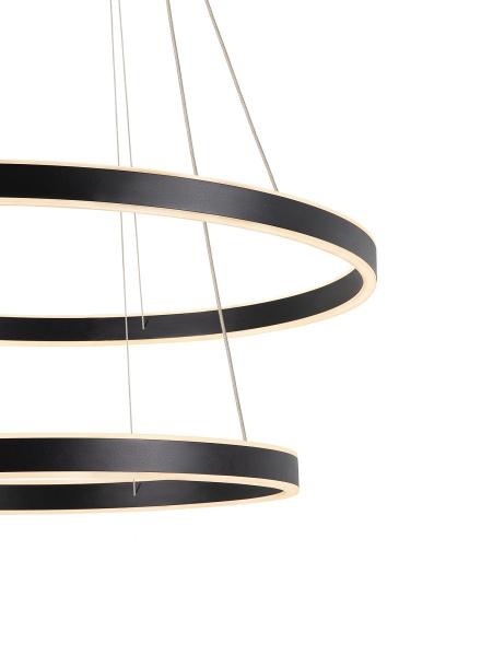 ONE DOUBLE PD DALI UP/DOWN, Indoor LED Pendelleuchte schwarz CCT switch 3000/4000 K