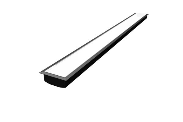 GRAZIA 60, Profil Einbau 3 m schwarz