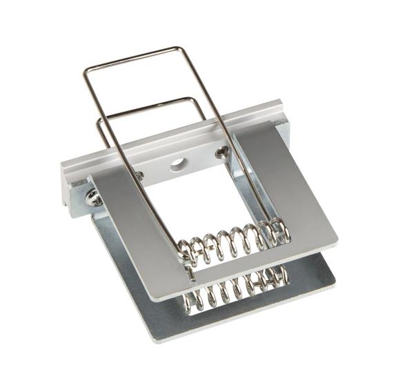 GRAZIA 20 Montagefeder, chrom / aluminium, 2 Stück