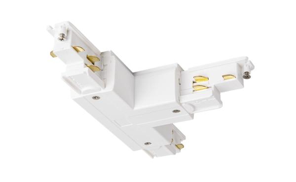 S-TRACK T-Verbinder, Erde innen, rechts, DALI, PHASE, weiß