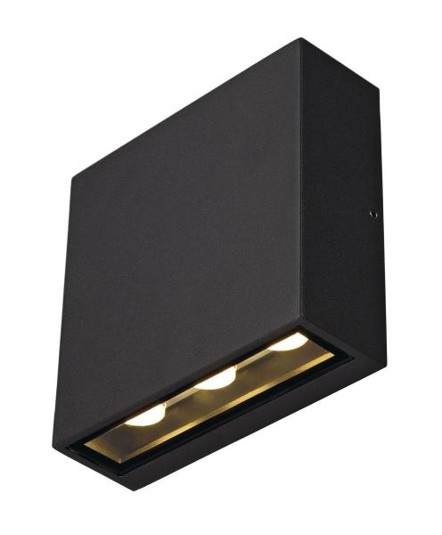BIG QUAD UP/DOWN, Wandleuchte, anthrazit