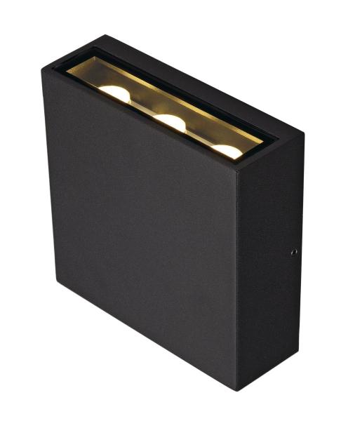 BIG QUAD UP/DOWN, Wandleuchte, anthrazit